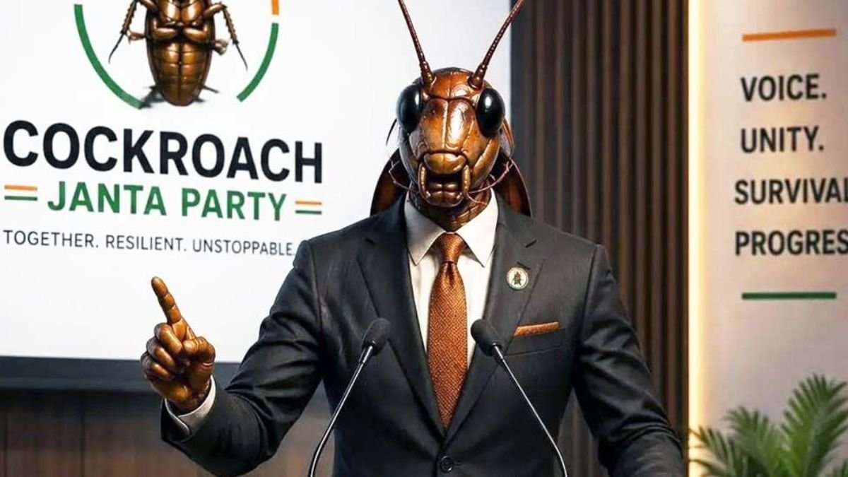 A Cockroach Emerges as India’s Unexpected Political Superstar