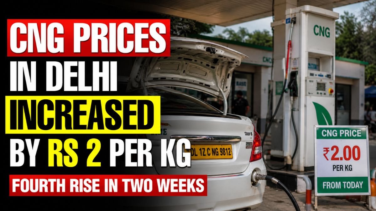 CNG Prices in Delhi Increased by Rs 2 Per Kg, Fourth Rise in Two Weeks