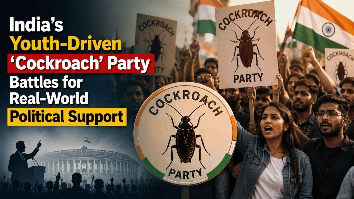 India’s Youth-Driven ‘Cockroach’ Party Battles for Real-World Political Support