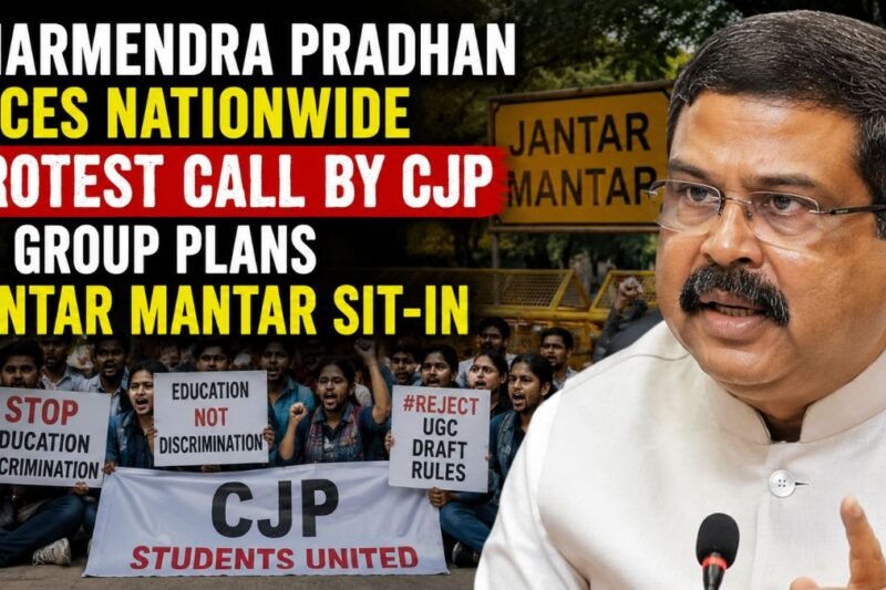 Dharmendra Pradhan Faces Nationwide Protest Call by CJP as Group Plans Jantar Mantar Sit-In