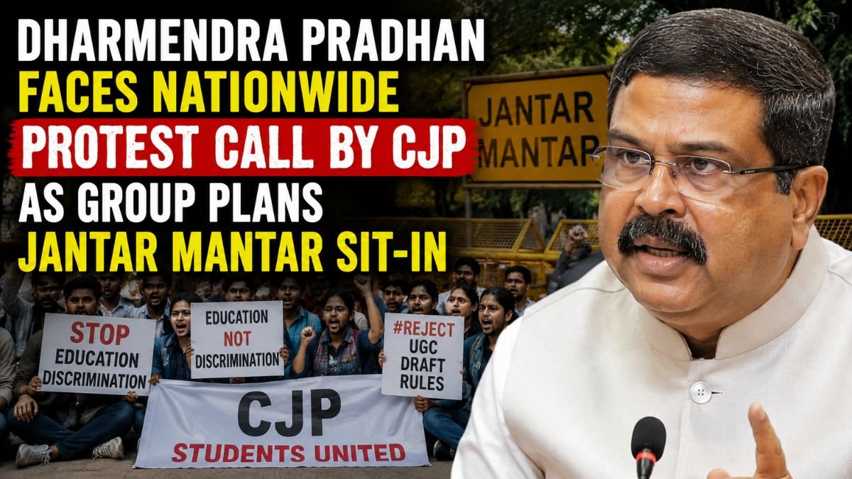 Dharmendra Pradhan Faces Nationwide Protest Call by CJP as Group Plans Jantar Mantar Sit-In