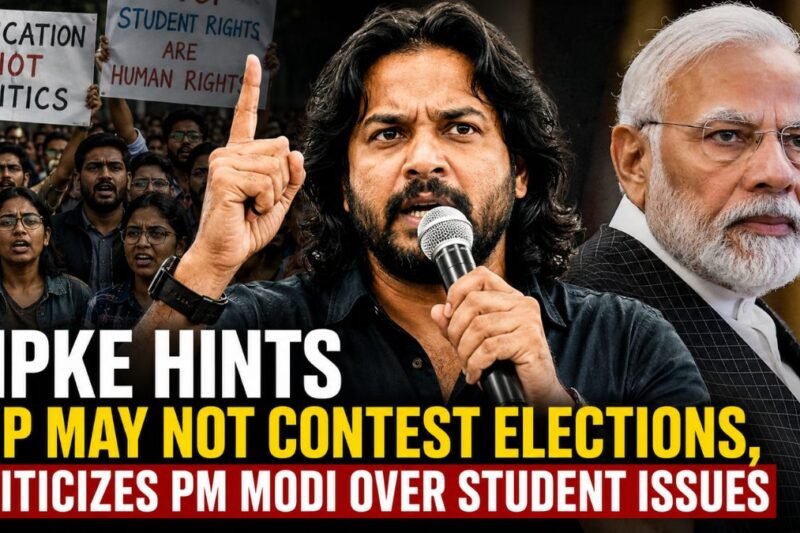 Dipke Hints CJP May Not Contest Elections, Criticizes PM Modi Over Student Issues