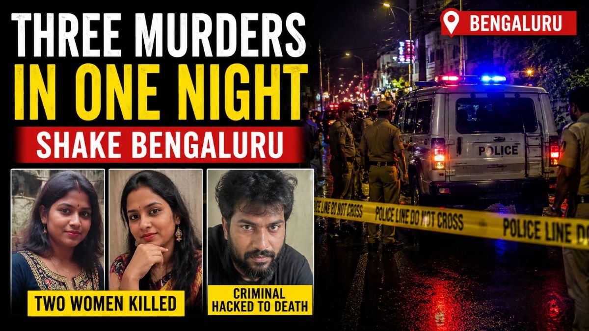 Three Murders in One Night Shake Bengaluru: Two Women Killed, Criminal Hacked to Death