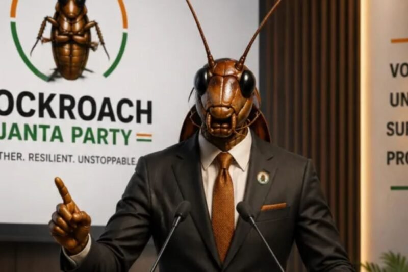 The Viral ‘Cockroach’ Leader Is Coming to India—And Gen-Z Is Paying Attention