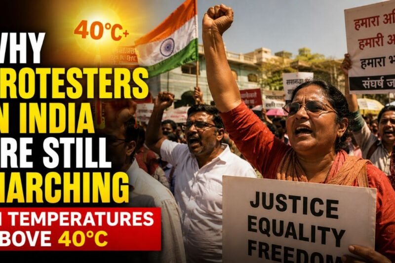 Why Protesters in India Are Still Marching in Temperatures Above 40°C